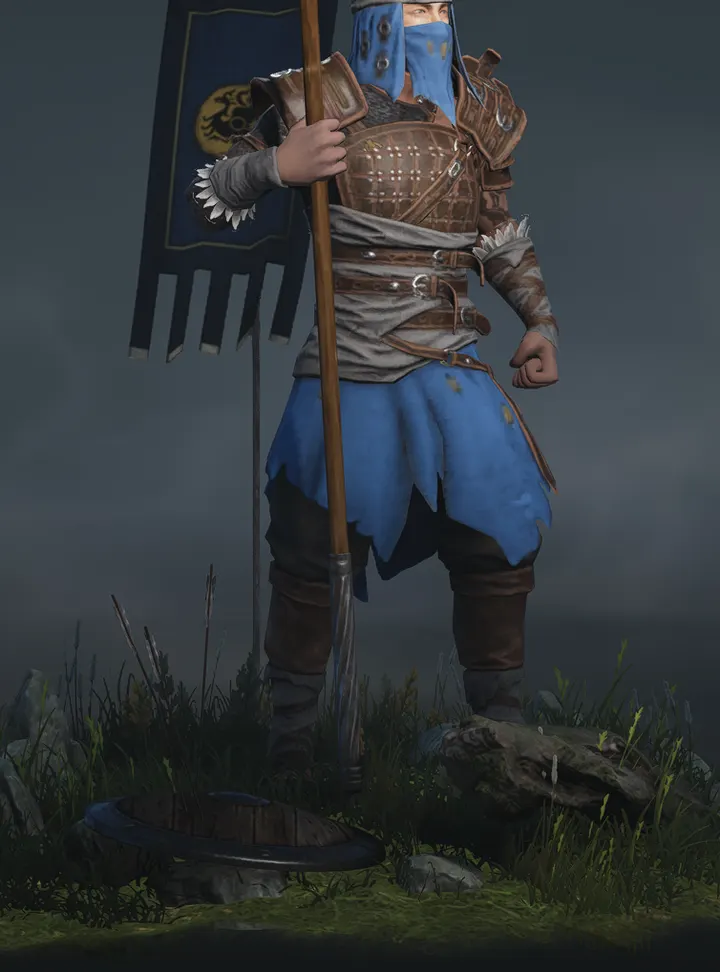 Illustration de l'unité Piquiers du Dragon noir
