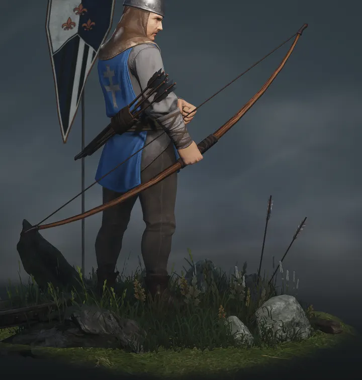 Illustration de l'unité Vassal Longbowmen