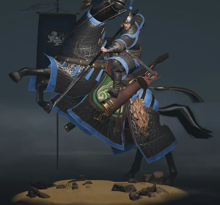 Illustration de l'unité Xuanjia Heavy Cavalry